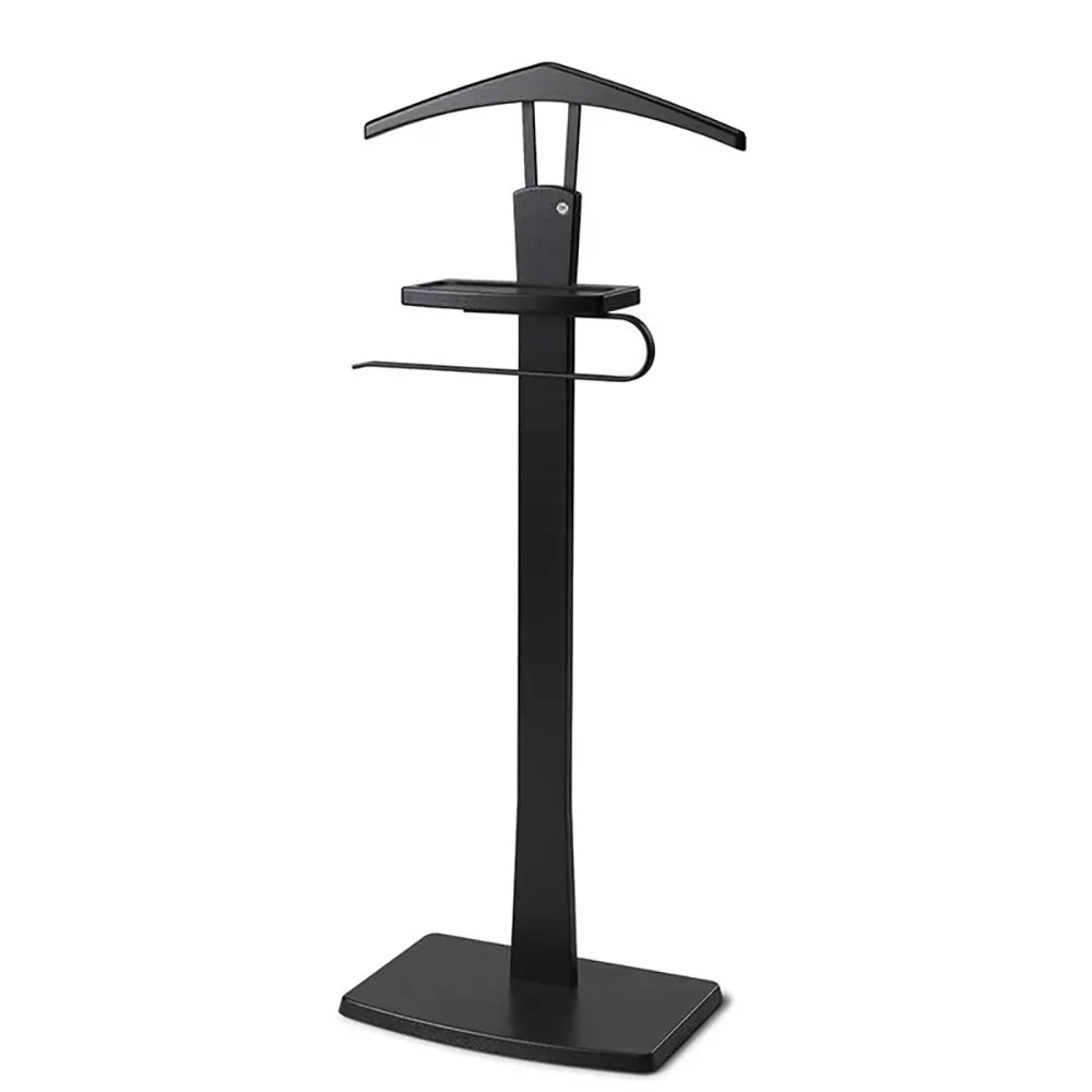 Oscarssons Möbel, Zeve Herrbetjänt Svartbetsad Ek/Mattsvart stål