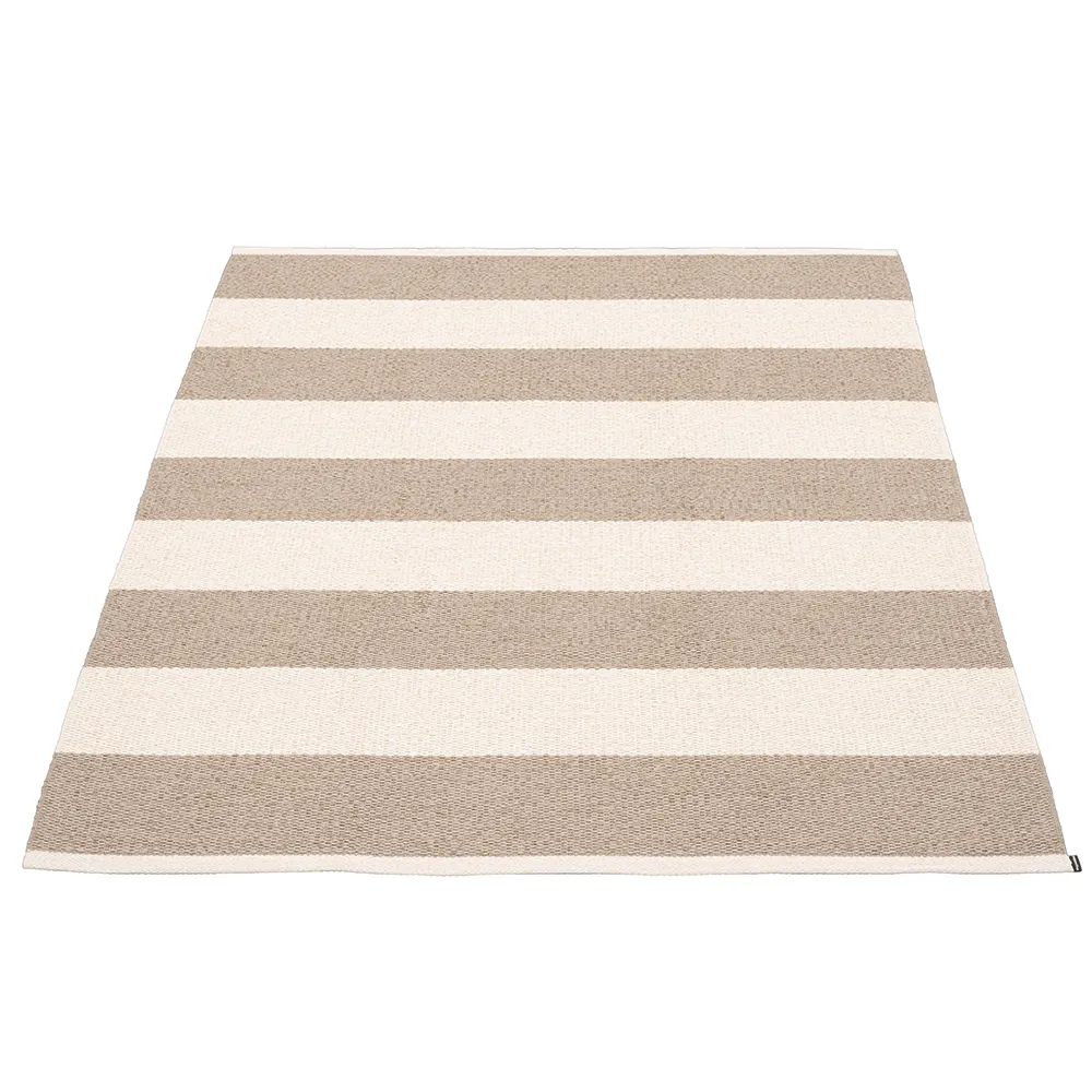 Pappelina, Bob matta Mud/Vanilla 140 x 180 cm