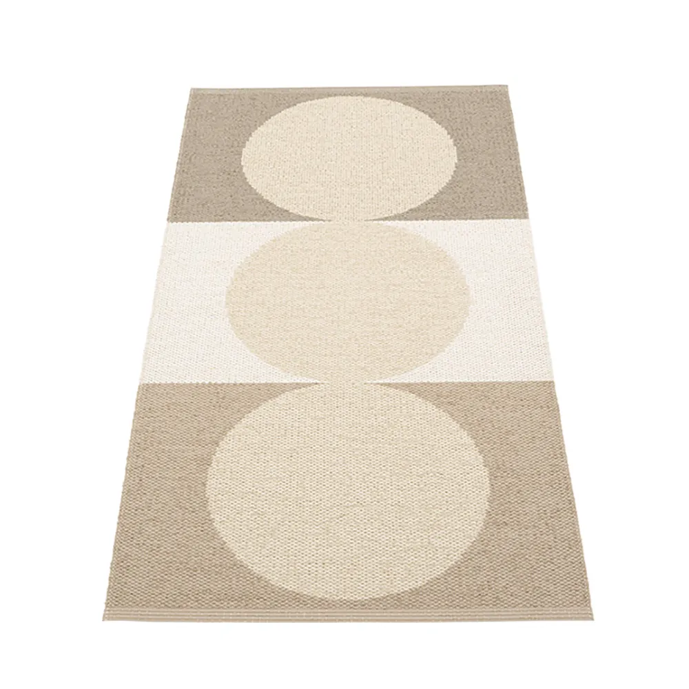 Pappelina, Otto Grain / Background Cream matta 70 x 140 cm