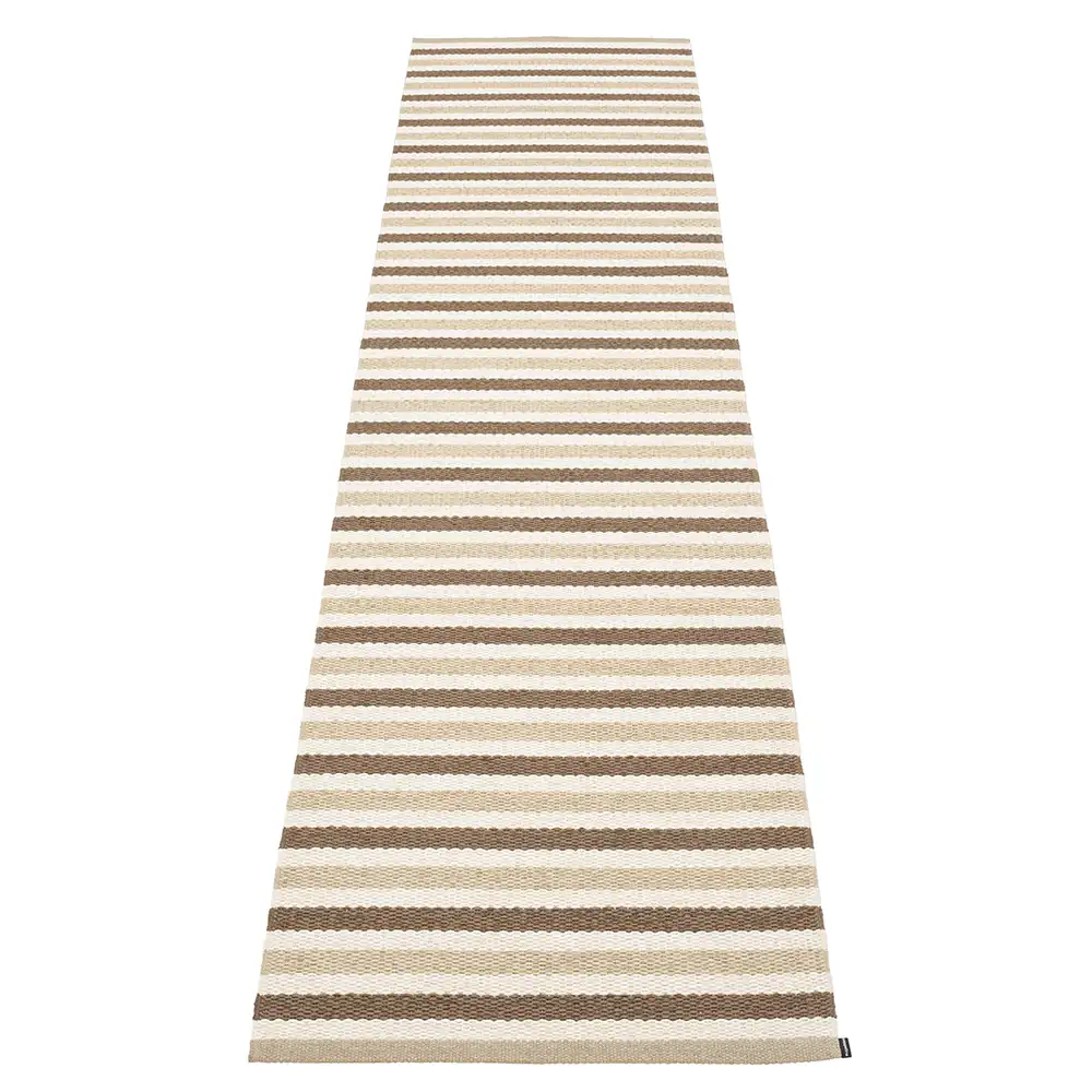 Pappelina, Teo matta 70x300 cm Brown/Beige/Vanilla