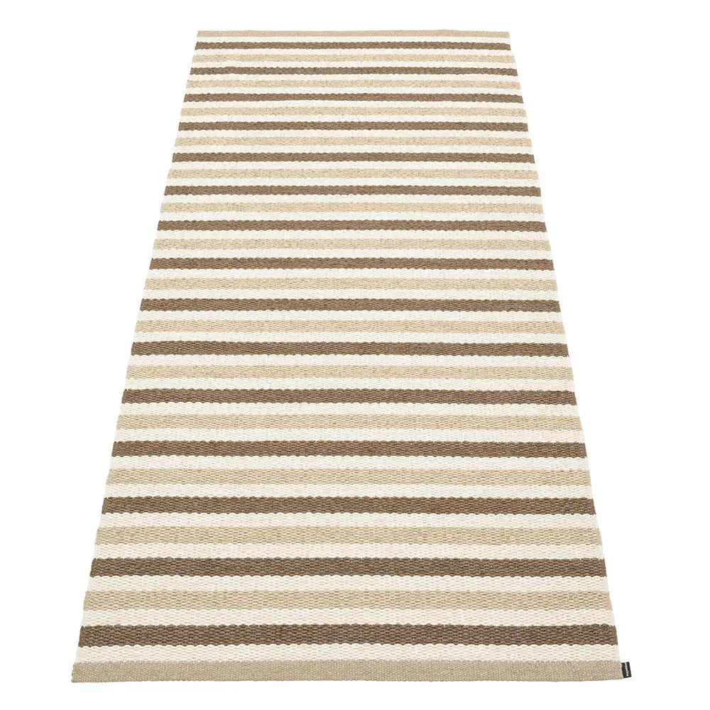 Pappelina, Teo matta 85x200 cm Brown/Beige/Vanilla