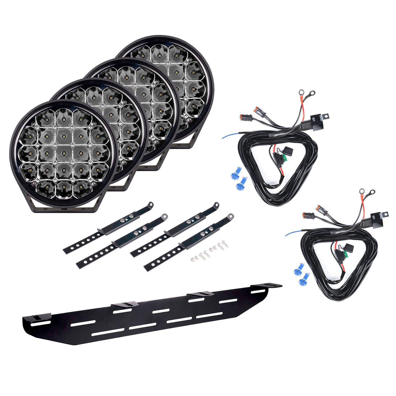 Extraljus Purelux 770 Gen2 - Rund / 18 cm / 130W, 4 st - Komplett paket