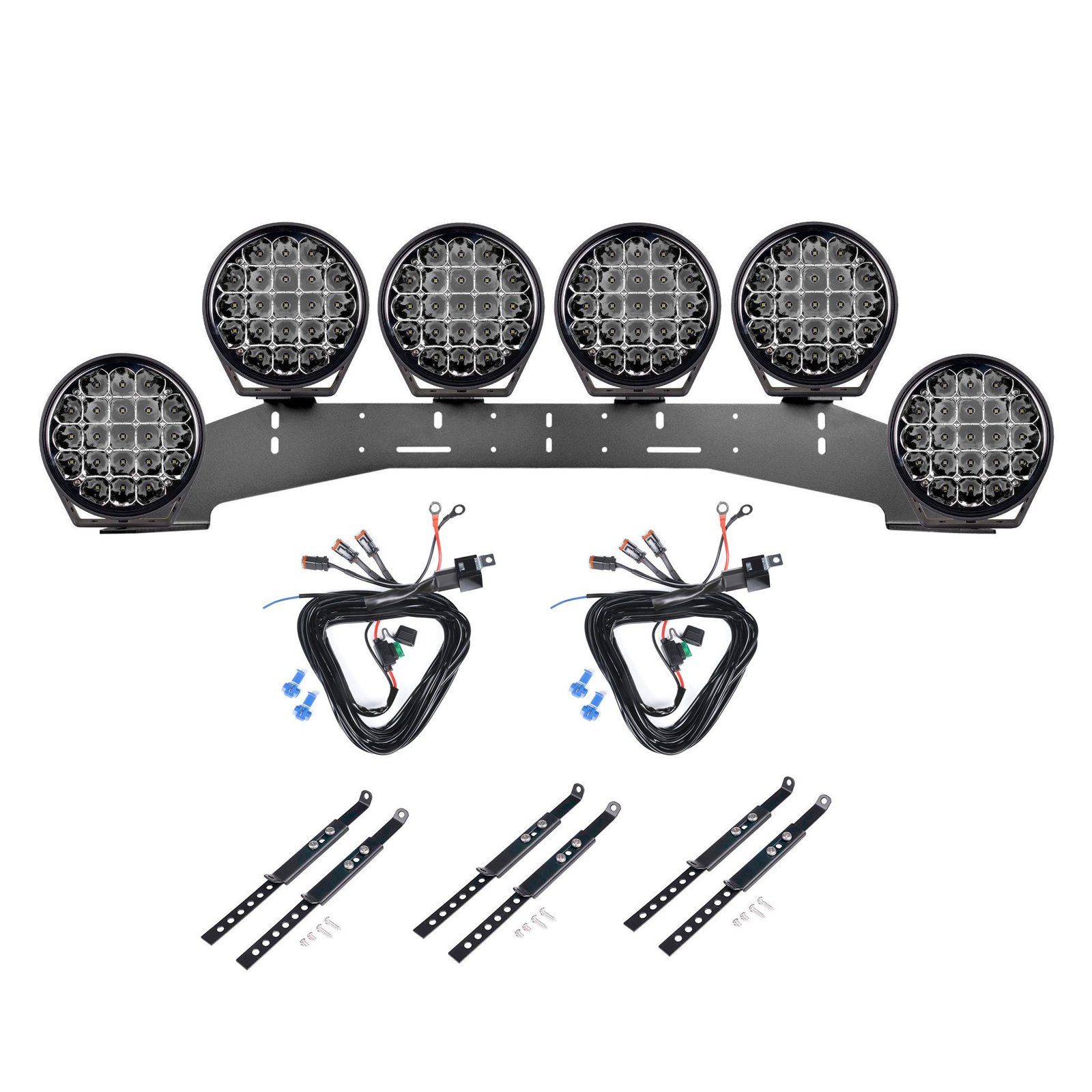 Extraljus Purelux 770 Gen2 - Rund / 18 cm / 130W, 6 st - Komplett paket (WRC)