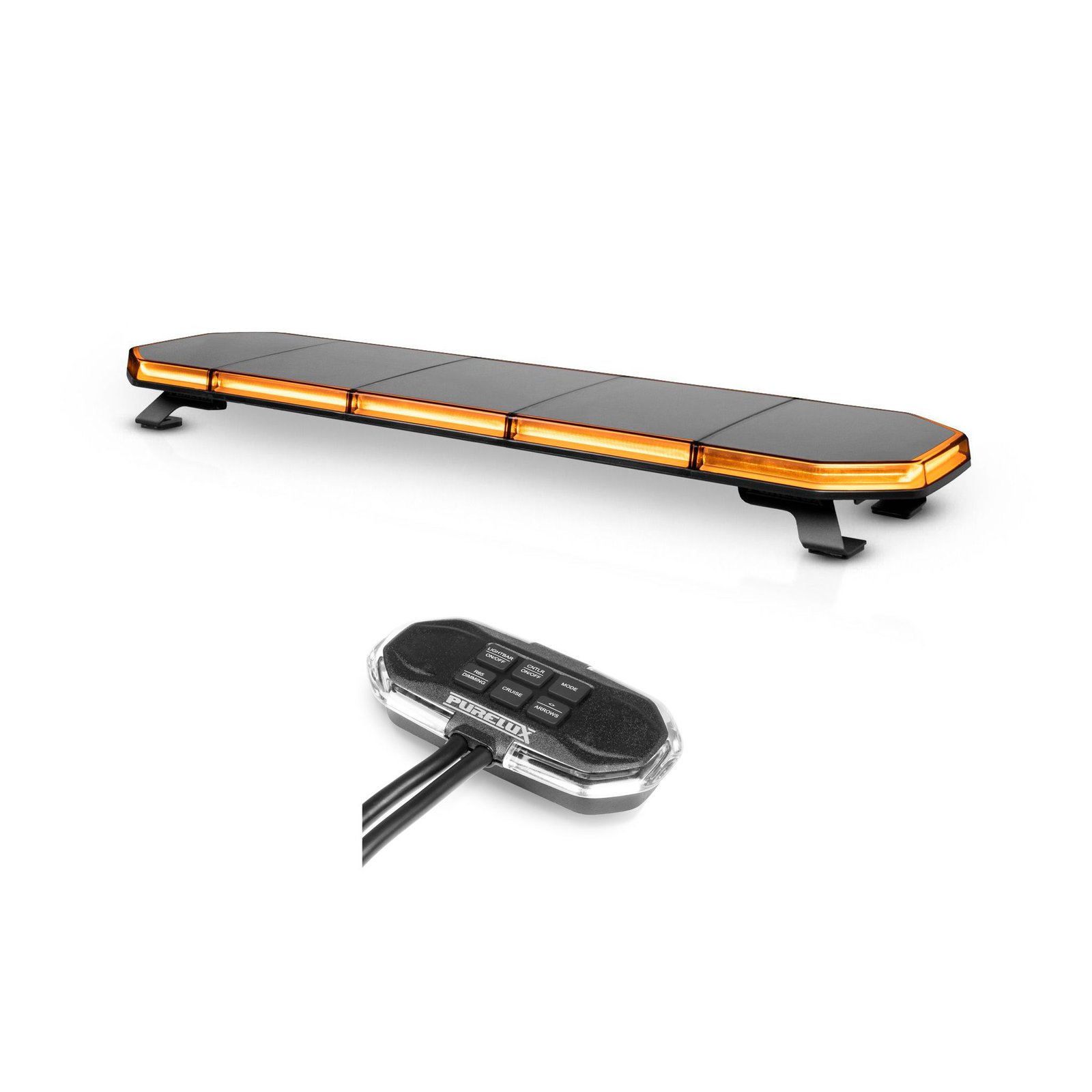 Blixtljusramp Purelux Flash 1000 Gen2 - 12/24V / 120W / 1000 mm, Blixtljusramp + Kontrollpanel