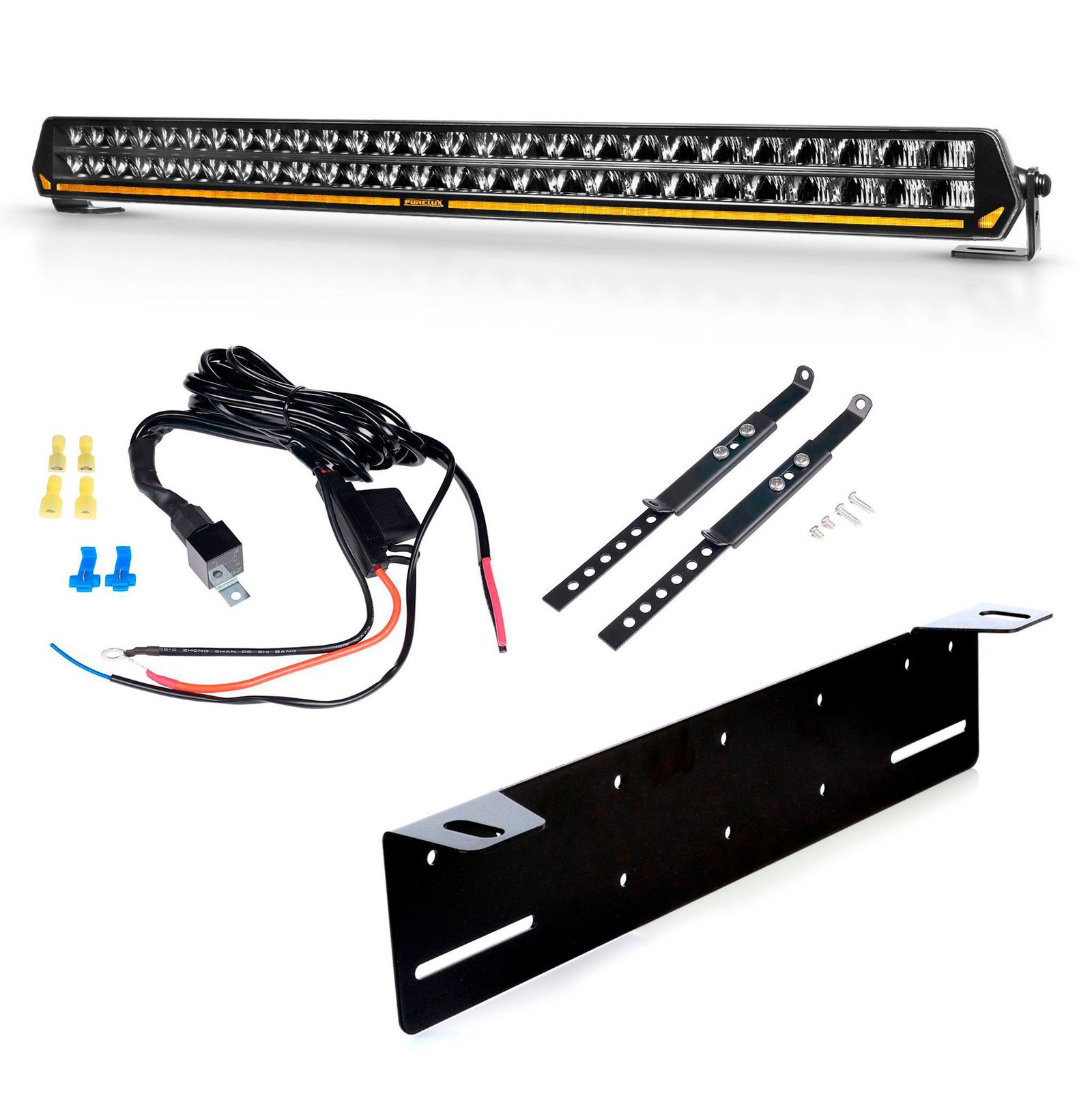 Extraljus Purelux Panther C800 - Kurvad / 79 cm / 324W , 1 st - Komplett paket