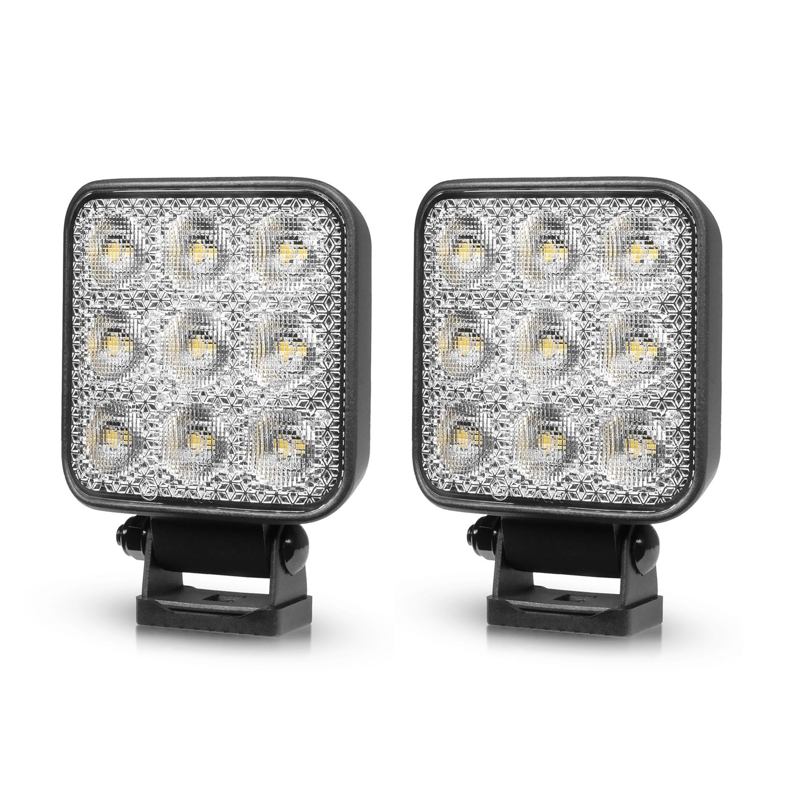 Arbetsbelysning Purelux Standard Square 42 - 10 cm / 42W / Bred, 2 st