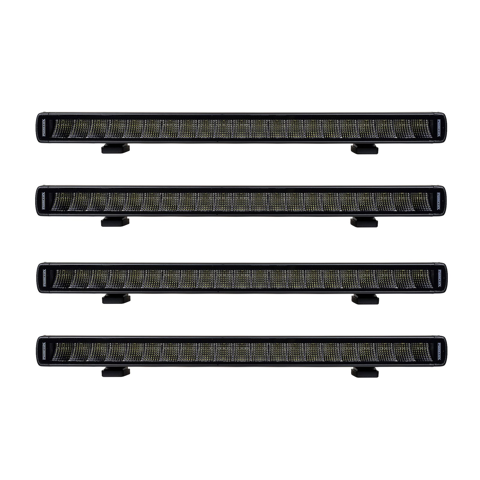 Arbetsbelysning Purelux Terrain Black 520 - Rak / 52 cm / 105 W, 4 st