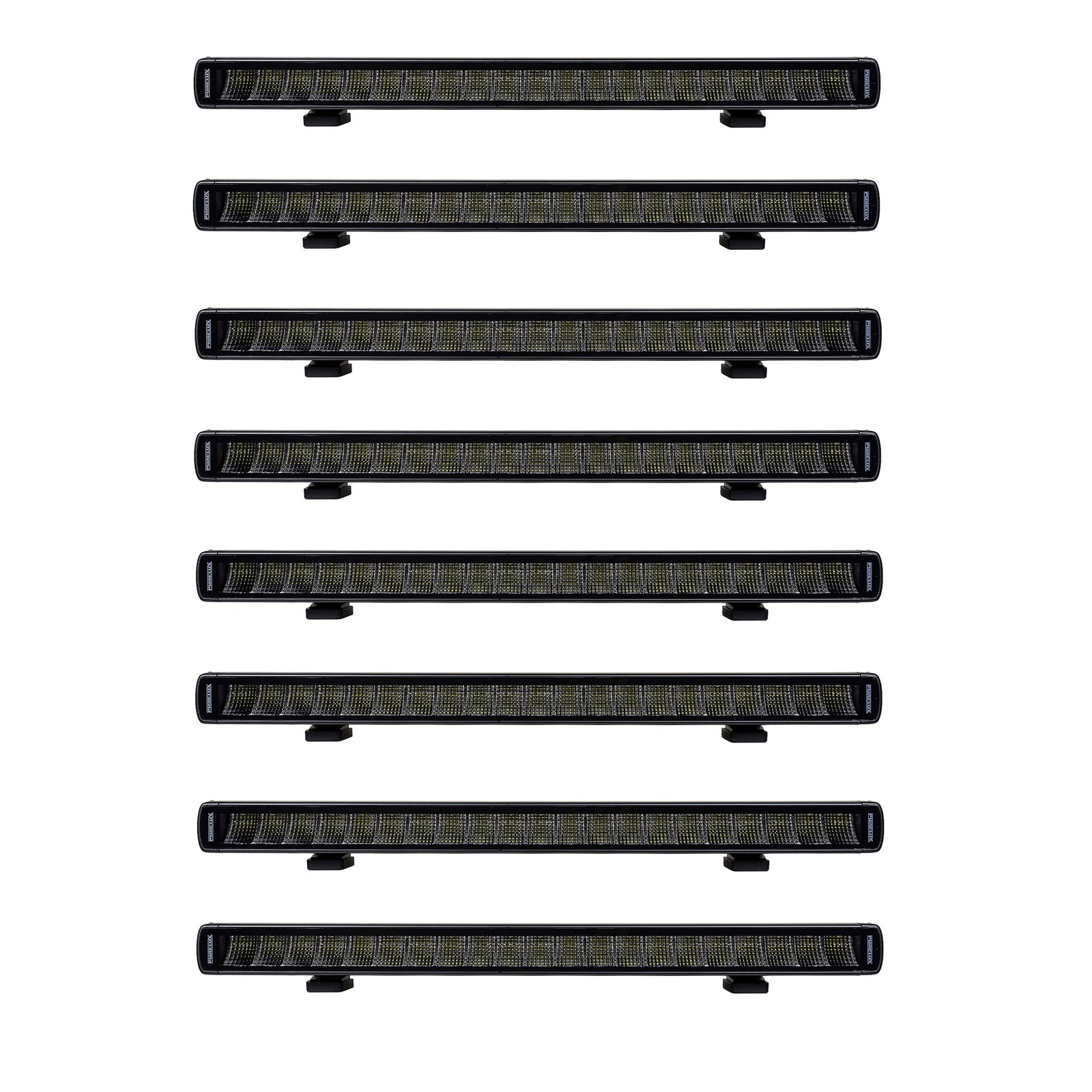 Arbetsbelysning Purelux Terrain Black 520 - Rak / 52 cm / 105 W, 8 st