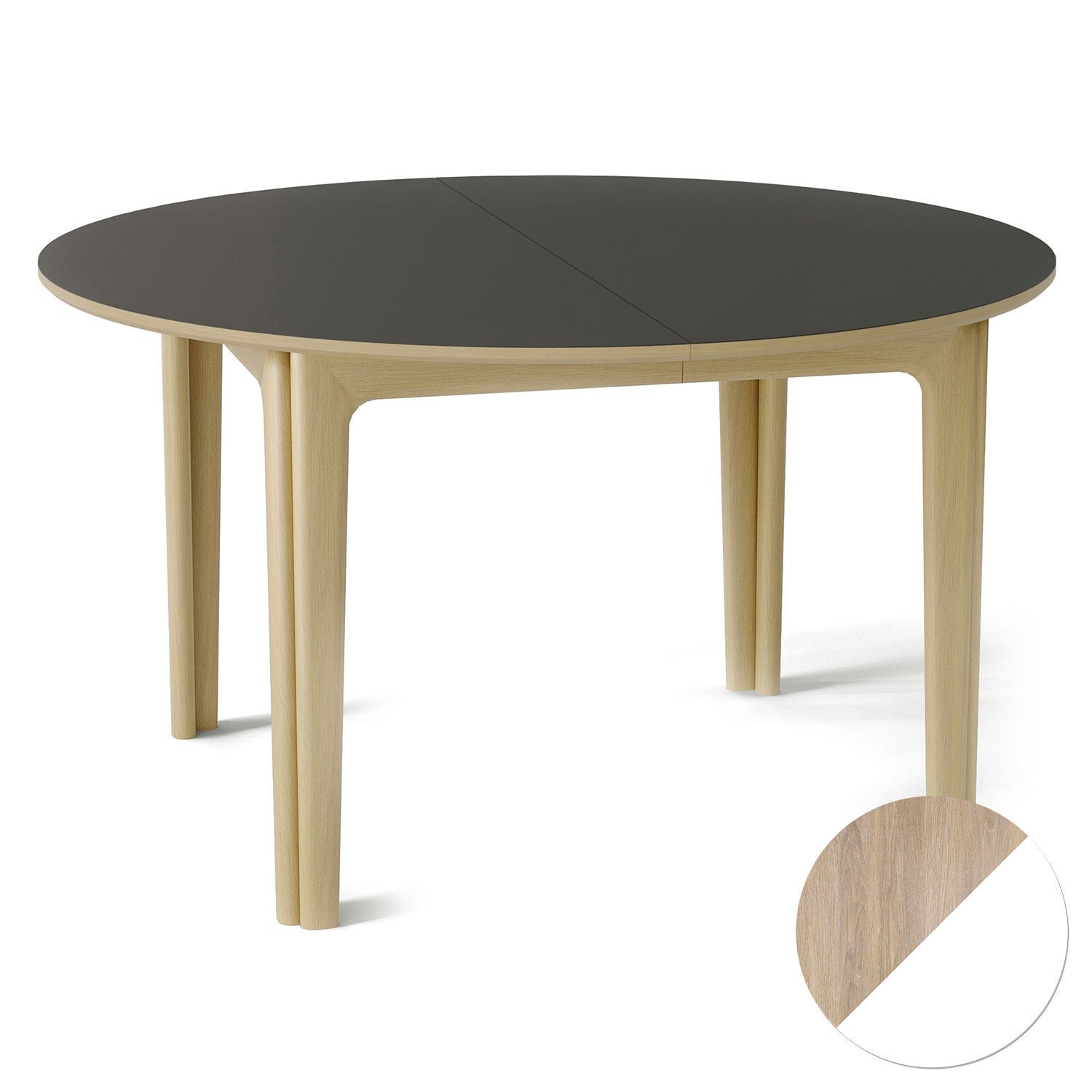 Skovby, Sm112 matbord Ek Vitolja/Vit Laminat