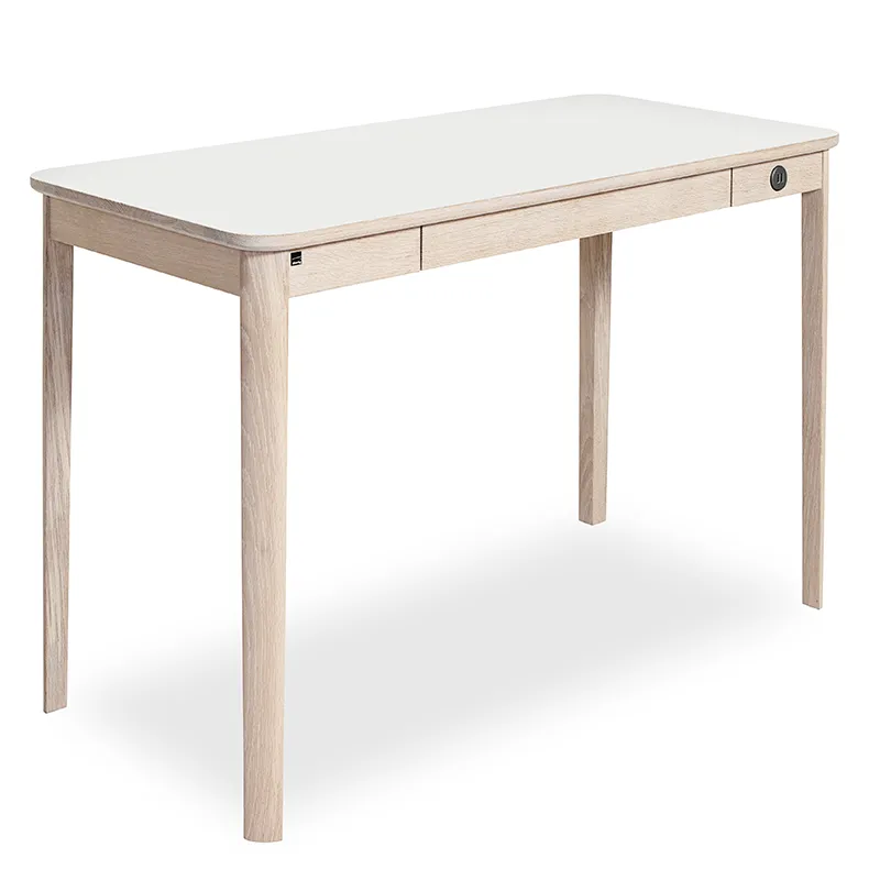 Skovby, Sm131 Skrivbord Ek Vitolja/Vit Laminat 115X55X74Cm
