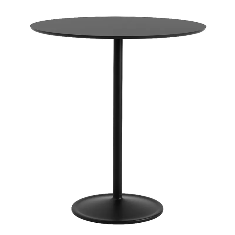 Muuto, Soft barbord 95 cm - Black Nanolaminate Black