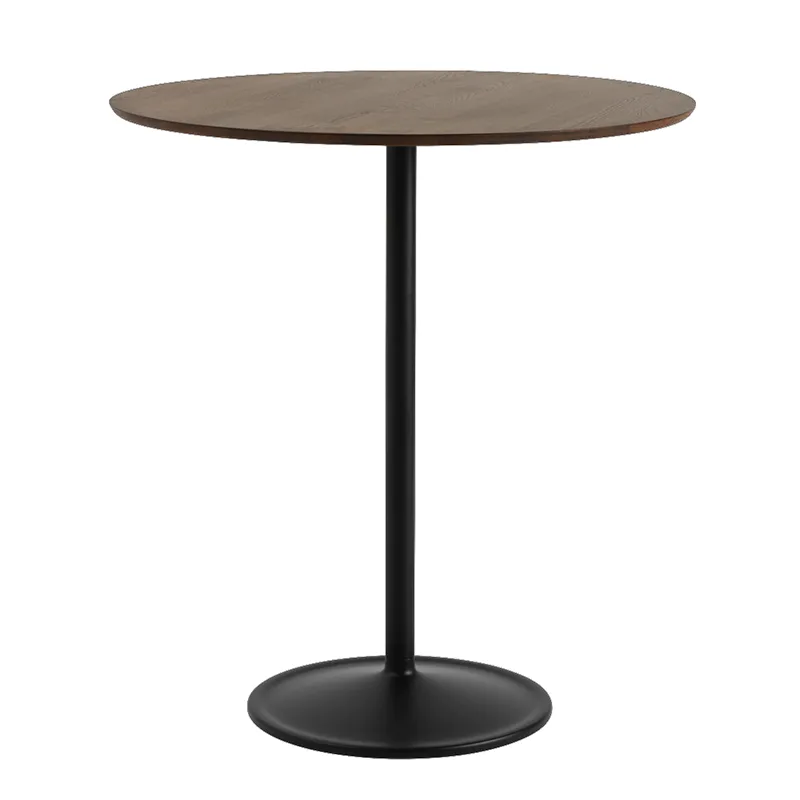 Muuto, Soft barbord 95 cm - Dark Oiled Oak Black