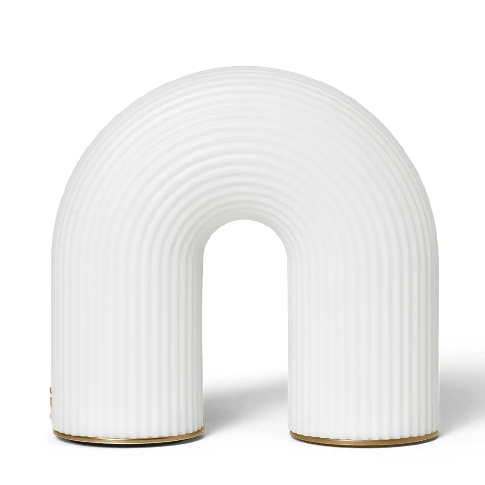 Ferm Living, Vuelta Portabel Lampa White