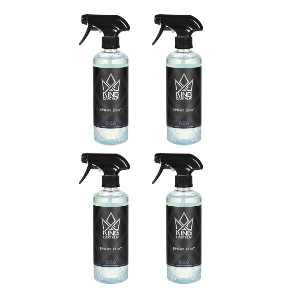 Rengörande Snabbvax King Carthur Quick Detailer + Spot Remover, 500 ml, 4 x 500 ml