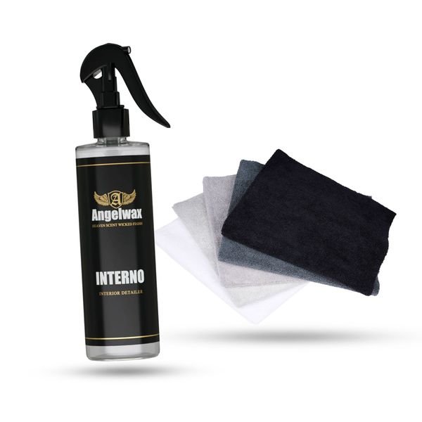 Plastbehandling Angelwax Interno, 500 ml + Mikrofiberdukar