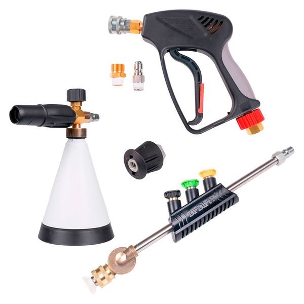 Spolhandtag Dr Dirt Pressure Gun G3, SnapLock, Spolhandtag + tillbehörspaket (Med Kärcher K-adapter)