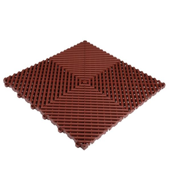 Garagegolv Dr Dirt Garage Plaza HD (1,92 m²), Brun, 1,92 m² (12-pack)