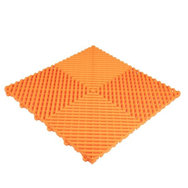 Garagegolv Dr Dirt Garage Plaza HD (1,92 m²), Orange, 1,92 m² (12-pack)