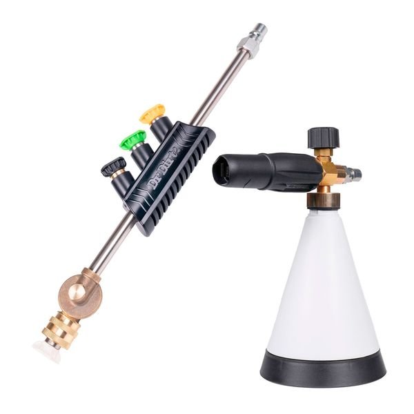 Foam Lance + Högtryckslans Dr Dirt G3 - STANDARD, Tillbehörspaket utan adapter
