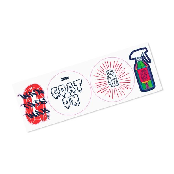 Dekalpaket Gyeon Stickers Set, Klistermärken Paket 2