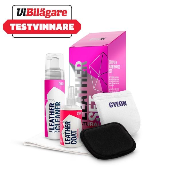 Läderbehandlingspaket Gyeon Q²M LeatherSet Natural
