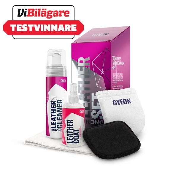 Läderbehandlingspaket Gyeon Q²M LeatherSet Strong