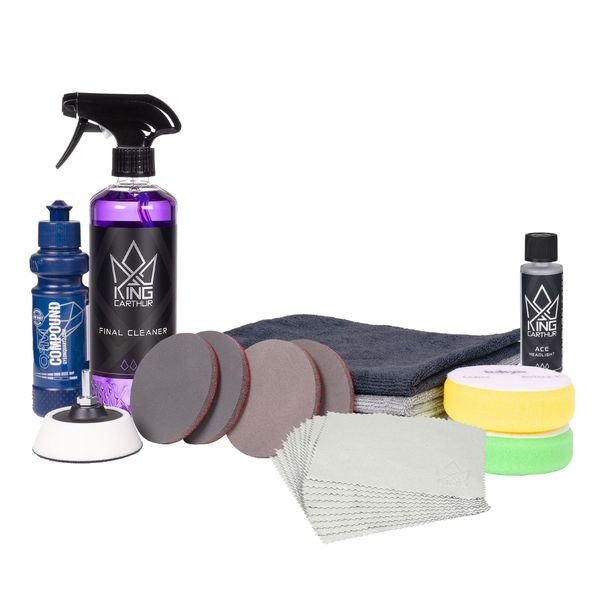 Poleringssats strålkastare - Autodude