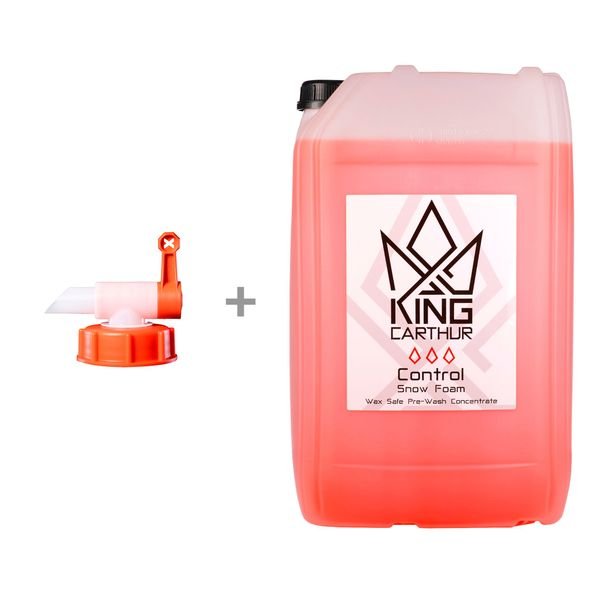 Förtvättsmedel King Carthur Control Snow Foam, 25000 ml + Tappkran
