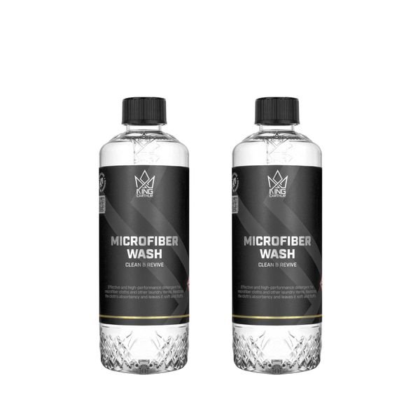Mikrofiberrengöring King Carthur Microfiber Wash, 500 ml, 2 x 500 ml