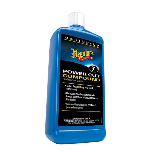 Båtpolermedel Meguiars Marine Power Cut Compound, 946 ml