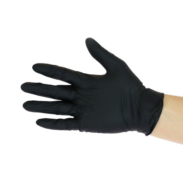 Engångshandske Nitril Svart, 100 st, 10 (XL)