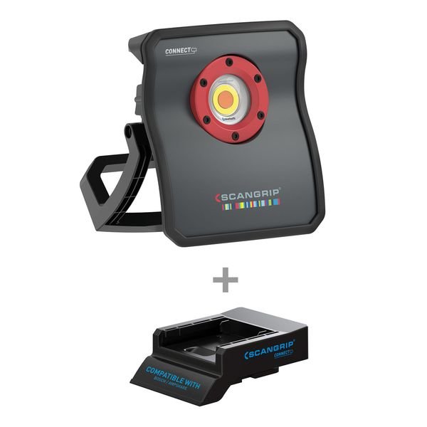 Undersökningslampa Scangrip Multimatch 3 CONNECT, 3000 lm, Bosch/Ampshare batterier