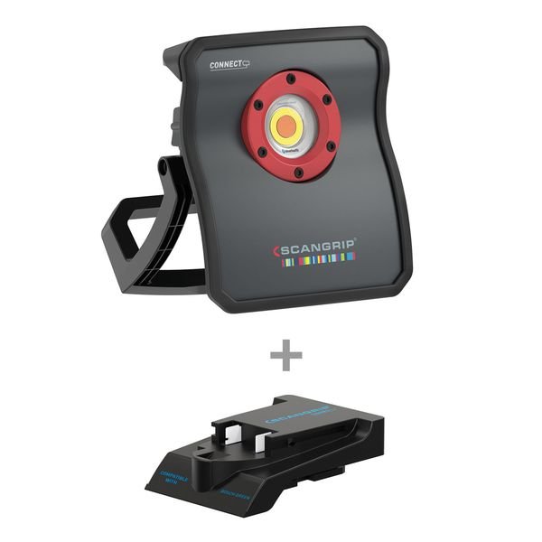 Undersökningslampa Scangrip Multimatch 3 CONNECT, 3000 lm, Bosch Green batterier