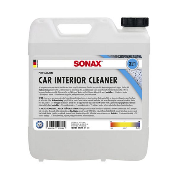 Interiörrengöring Sonax Car Interior Cleaner, 10000 ml