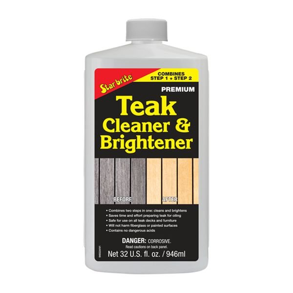 Teakrengöring Star Brite Premium Teak Cleaner&Brightener, 1000 ml