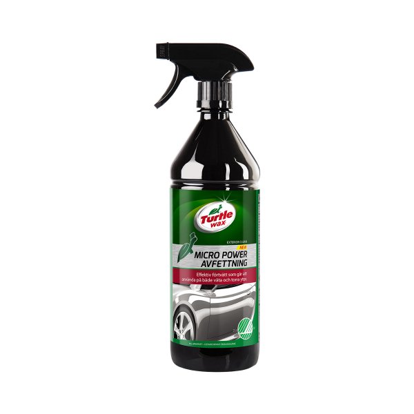 Förtvättsmedel Turtle Wax Micro Power Avfettning Svanenmärkt, 1000 ml