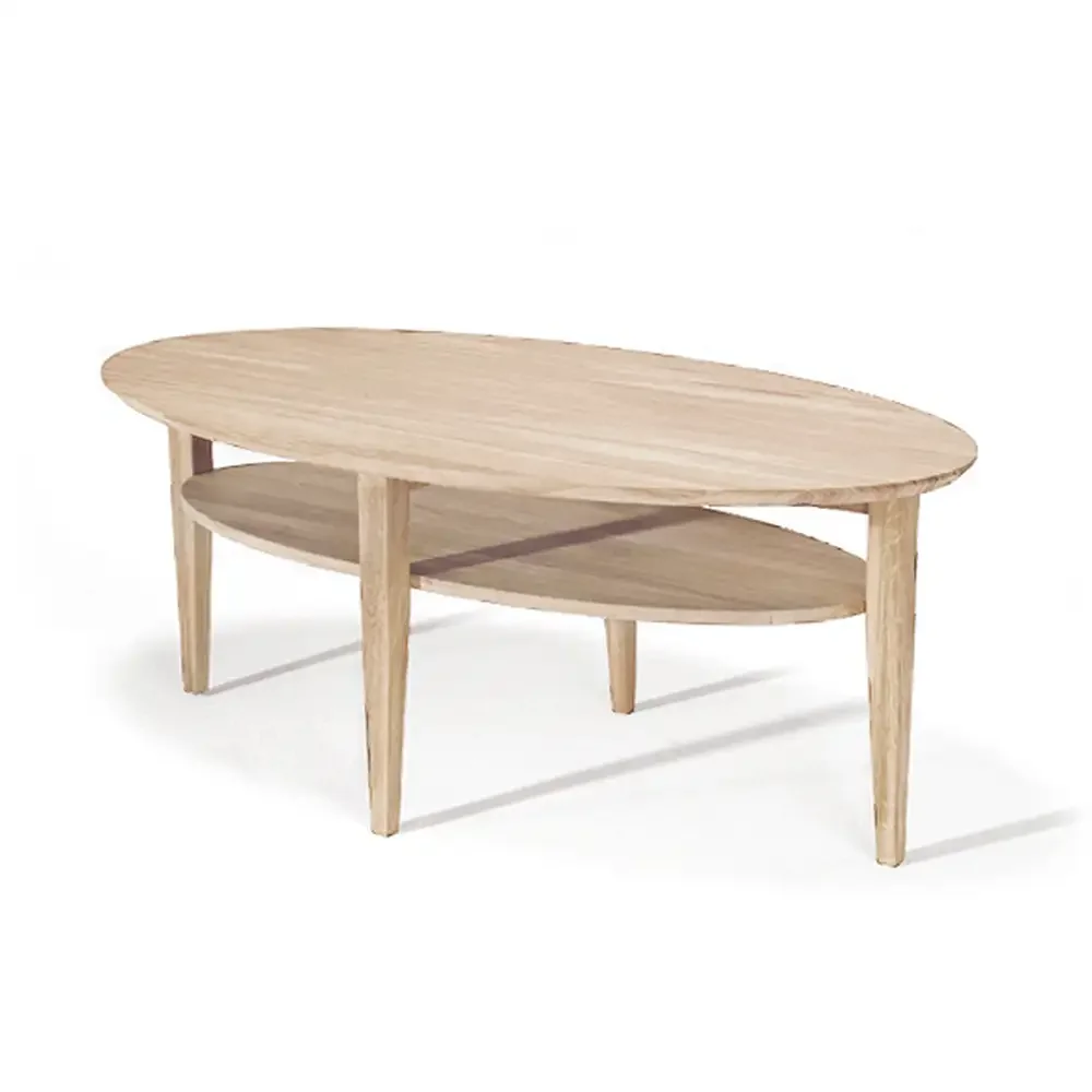 Torkelson, Tango Soffbord 130 cm vitoljad ek