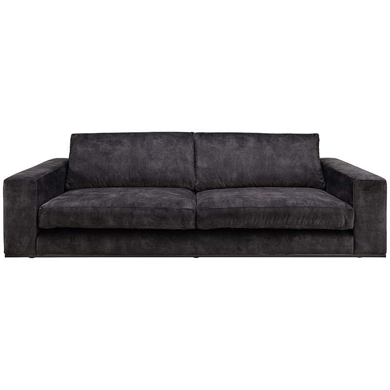 Artwood, Senna 3-Sits Soffa Velvet Dark Grey