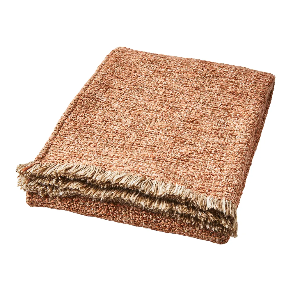 Affari of Sweden, NINA pläd korall/beige