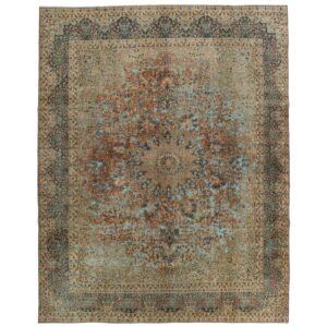 Vintage Kerman orientalisk matta 300 x 393 cm