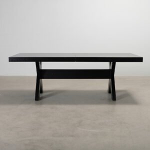 Förlängningsbart matbord cm svart