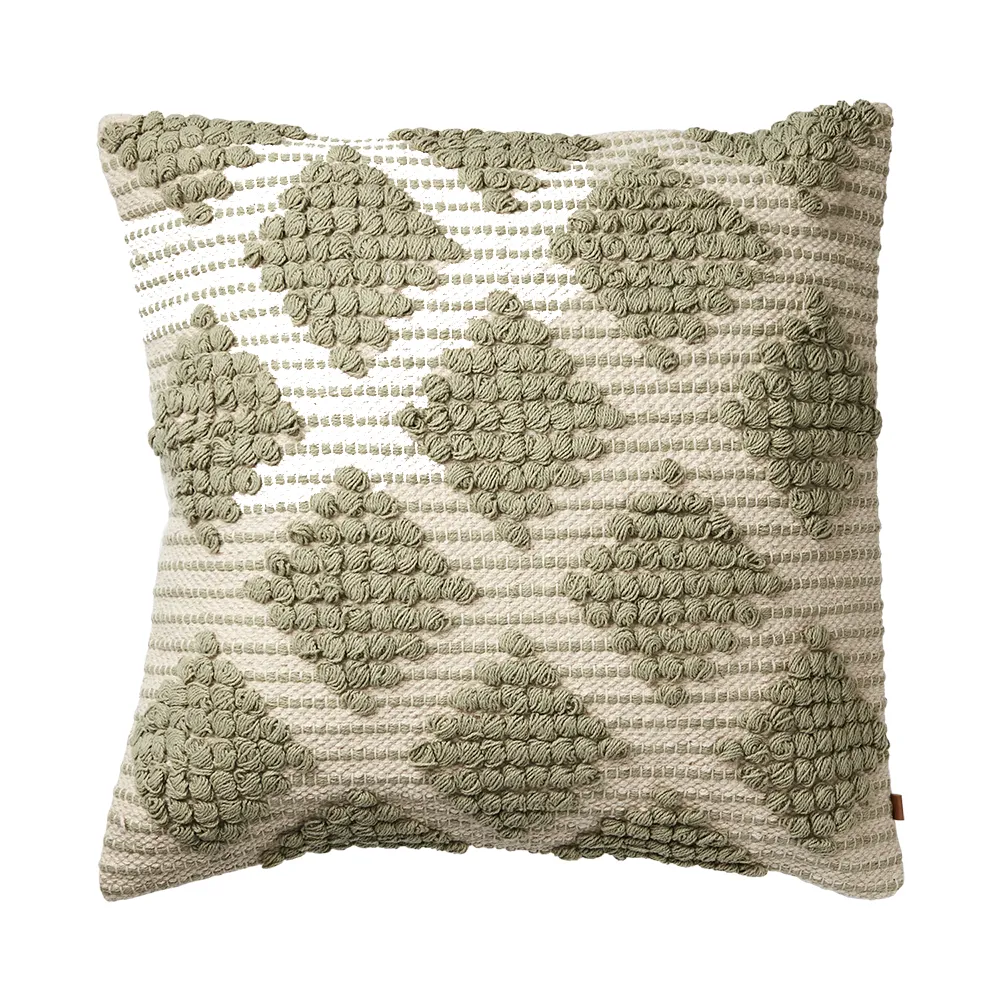 Affari of Sweden, MINNA Kuddfodral Grön/elfenben