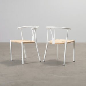 Elysia matstol vit, set om 2