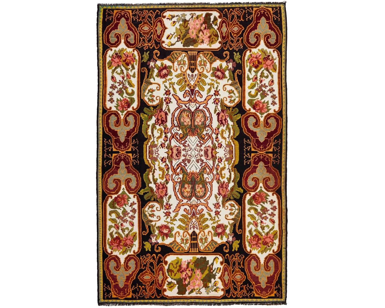 Rose Kelim orientalisk matta 223 x 354 cm