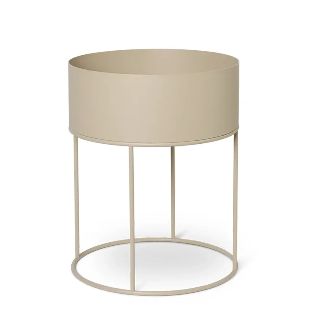 Ferm Living, Plant Box - Round - Cashmere
