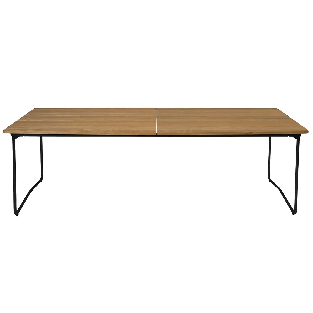 Grythyttan Stålmöbler, Matbord B31 230 Oljad ek / svart stativ