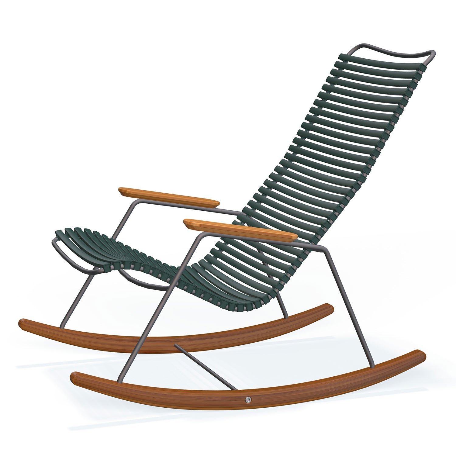 Houe, Click gungstol pine green/grey bamboo