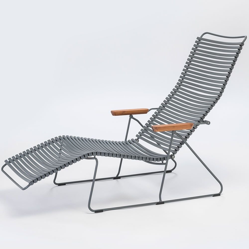 Houe, Click solsäng mörkgrå aluminium