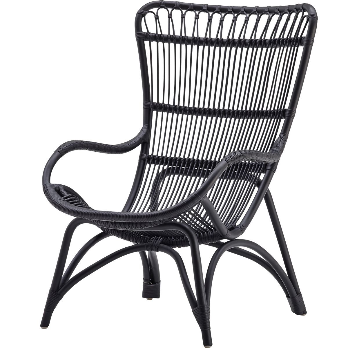 Sika Design, Monet Rottingfåtölj Svart