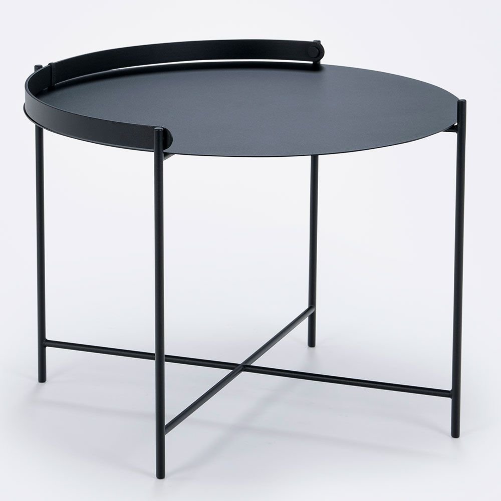 Houe, Edge sidobord 62 cm svart stål